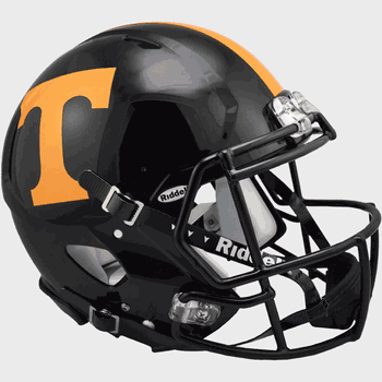 Tennessee Volunteers  Authentic Speed Full Size Football Helmet Dark Mode Black