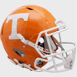 Tennessee Volunteers  Authentic Speed Full Size Football Helmet Metallic Orange