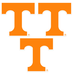 Tennessee Volunteers Auto Decal 3 Pack