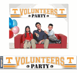 Tennessee Volunteers Banner 12x65 Party Style CO