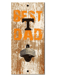 Tennessee Volunteers Best Dad Bottle Opener Wood Sign