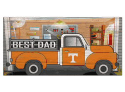 Tennessee Volunteers Best Dad Truck 6x12 Sign