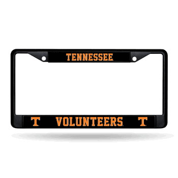 Tennessee Volunteers  Black Chrome Frame with Plastic Inserts 12