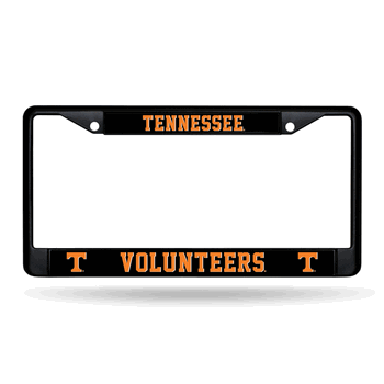 Tennessee Volunteers Standard Black Chrome Frame with Plastic Inserts 12