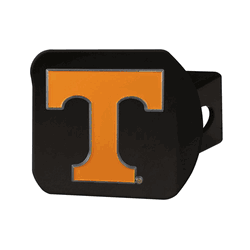 Tennessee Volunteers Black Metal Hitch Cover - 3D Color Emblem