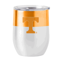 Tennessee Volunteers Colorblock 16oz Stainless Curved Beverage