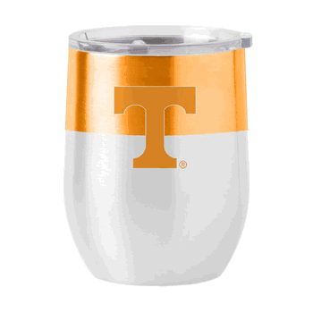 Tennessee Volunteers Colorblock 16oz Stainless Curved Beverage