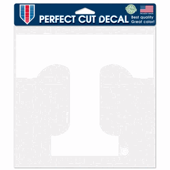 Tennessee Volunteers Decal 8x8 Die Cut White New UPC