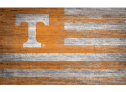 Tennessee Volunteers Distressed Flag 11x19