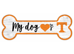 Tennessee Volunteers Dog Bone 6x12 Sign