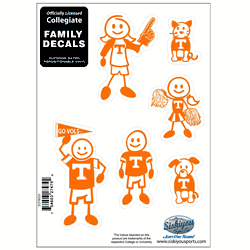 Tennessee Volunteers Family Decal Set Small