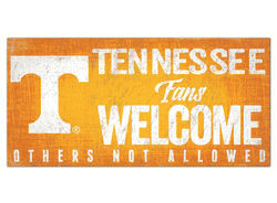 Tennessee Volunteers Fans Welcome Sign