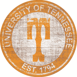 Tennessee Volunteers Heritage Logo Round Sign