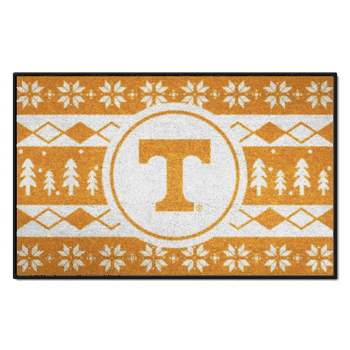 Tennessee Volunteers Holiday Sweater Starter Mat Accent Rug - 19in. x 30in.