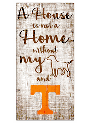 Tennessee Volunteers House is Not a Home 6x12 Sign