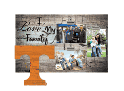 Tennessee Volunteers I Love my Family Clip Frame