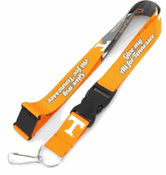Tennessee Volunteers Lanyard Breakaway Style Slogan Design
