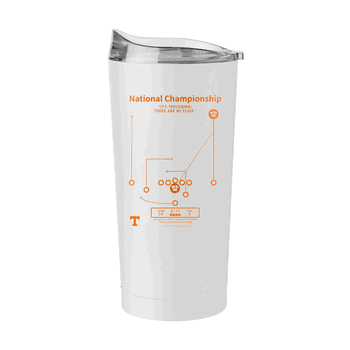 Tennessee Volunteers Legendary Play National Championship 20oz Powder Coat Tumbler