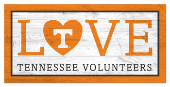 Tennessee Volunteers Love 6x12 Sign