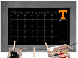 Tennessee Volunteers Monthly Chalkboard with frame & clothespins 11x19 Sign