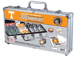 Tennessee Volunteers NCAA 300pc Poker Set