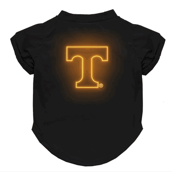Tennessee Volunteers Neon Pet T-Shirt, X-Small