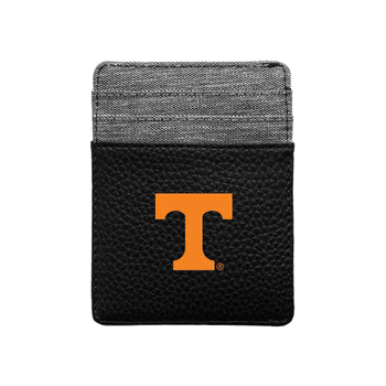 Tennessee Volunteers Pebble Front Pocket Wallet Black