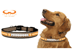 Tennessee Volunteers Pet Collar Classic Football Leather Size Large CO