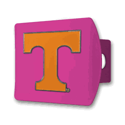 Tennessee Volunteers Pink Metal Hitch Cover with  3D Color Emblem