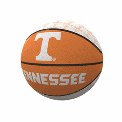 Tennessee Volunteers Repeating Logo Mini-Size Rubber Basketball