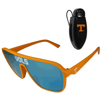 Tennessee Volunteers Shield Sunglasses with Visor Clip