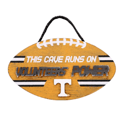 Tennessee Volunteers Sign Wood Football Power Design