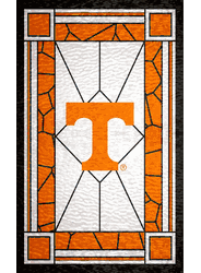 Tennessee Volunteers Stained Glass 11x19 Wood Sign