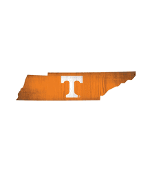 Tennessee Volunteers Team Color Logo State Sign
