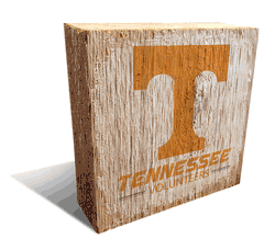 Tennessee Volunteers Team Logo Block 6X6