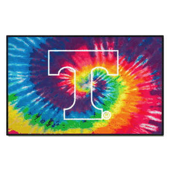 Tennessee Volunteers Tie Dye Starter Mat Accent Rug - 19in. x 30in.