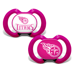 Tennessee Volunteers Titans Pacifier 2-Pack - Pink
