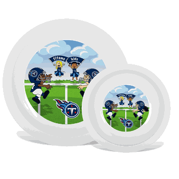 Tennessee Volunteers Titans Plate & Bowl Set