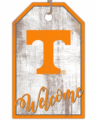Tennessee Volunteers Welcome Team Tag 11x19 Sign