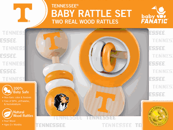 Tennessee Volunteers Wood Rattle Set