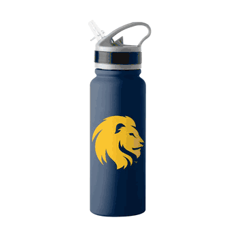 Texas A and M Commerce 25oz Logo Stainless Single Wall Flip Top Bottle