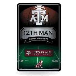 Texas A&M Aggies  11" x 17" Metal Home Dcor Sign