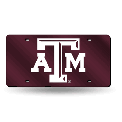 Texas A&M Aggies  12" x 6" Laser Cut Tag For Car/Truck/SUV