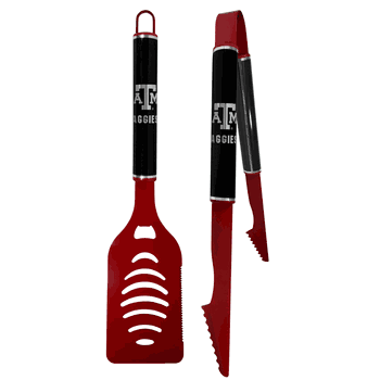 Texas A&M Aggies 2 pc Color and Black Tailgate BBQ Set