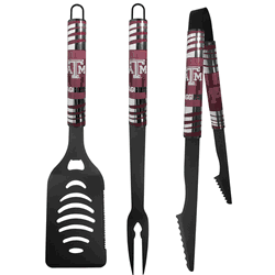Texas A&M Aggies 3 pc Black Tailgater BBQ Set