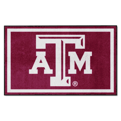 Texas A&M Aggies 4ft. x 6ft. Plush Area Rug