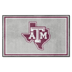 Texas A&M Aggies 4ft. x 6ft. Plush Area Rug, Gary