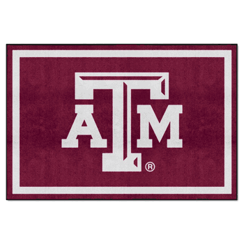 Texas A&M Aggies 5ft. x 8 ft. Plush Area Rug