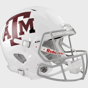 Texas A&M Aggies  Authentic Speed Full Size Football Helmet White