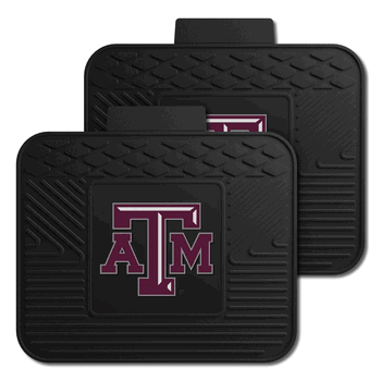 Texas A&M Aggies Back Seat Car Utility Mats - 2 Piece Set